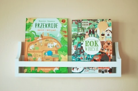 Drewniana półka ścienna 60 cm, Bambooko 1