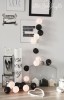 girlanda Cotton Balls - BLACK & WHITE 3