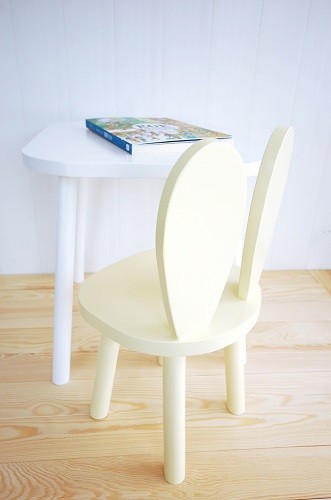 Bambooko drewniany stolik + 1 krzesełko Króliczek 7