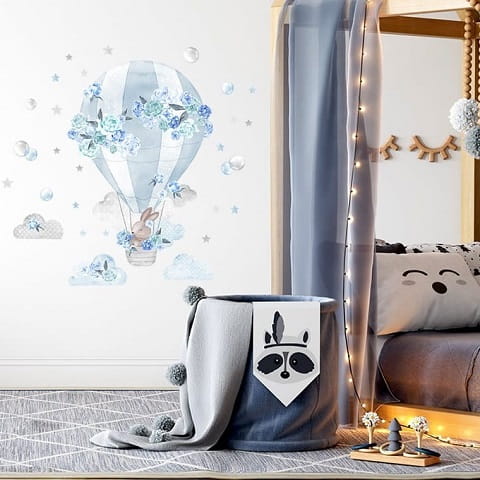 Naklejka ścienna balon niebieski 1