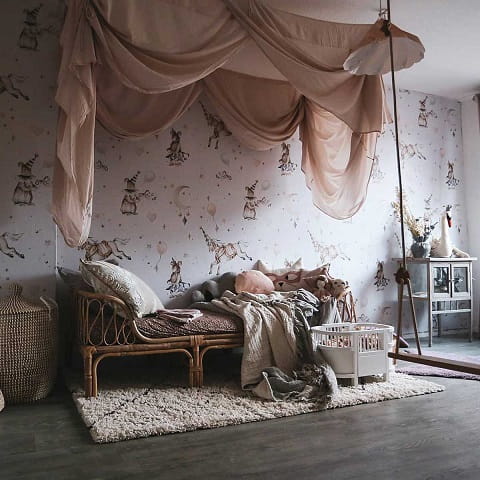 Tapeta dziecięca Girl’s magic white 3