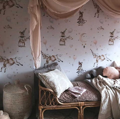 Tapeta dziecięca Girl’s magic white 4