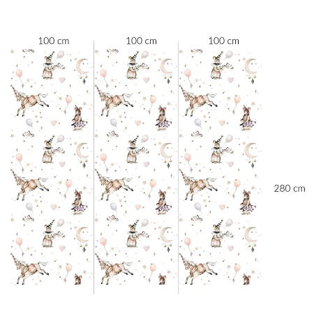 Tapeta dziecięca Girl’s magic white 5