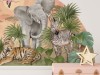 Naklejka na ścianę - safari  1