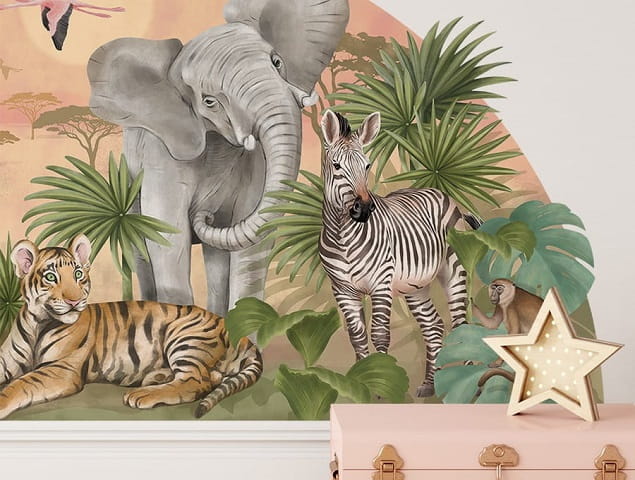 Naklejka na ścianę - safari  1