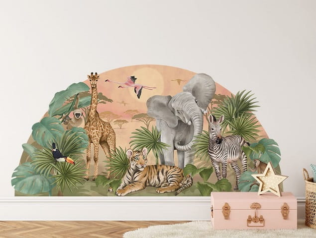 Naklejka na ścianę - safari  3