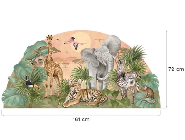 Naklejka na ścianę - safari  4