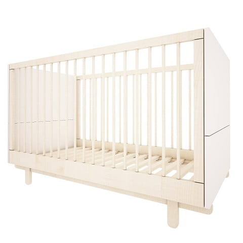 Łóżeczko - łóżko dziecięce 70x140 cm z opcją tapczanika Basic złamana biel 1