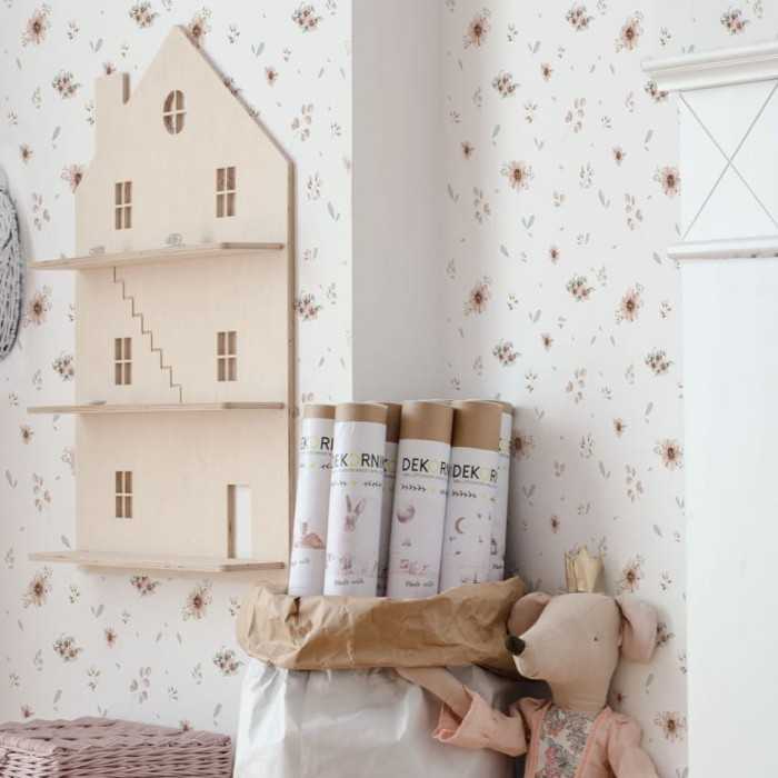 Tapeta dziecięca Kwiatki Minimini