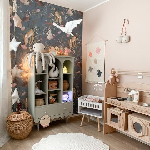 Regał dziecięcy Babushka oliwka 2