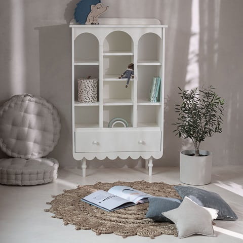 Regał Babushka biały dziecięcy 10