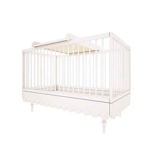 Przewijak dziecięcy Babushka biały 2