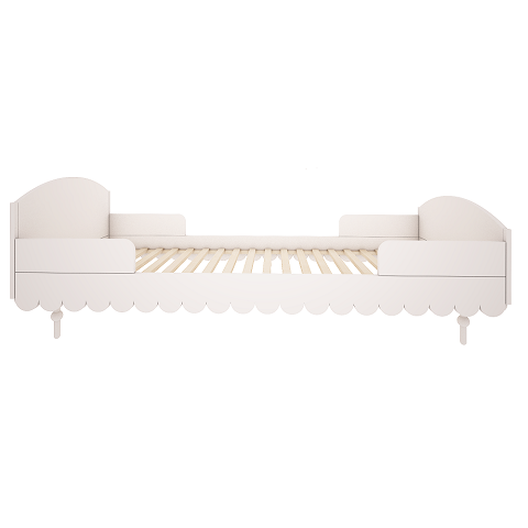 Łóżko Babushka 90x200 cm dziecięce białe 12