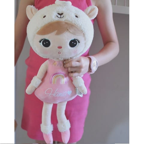 Lalka Metoo Alpaka różowa 48 cm z imieniem 3