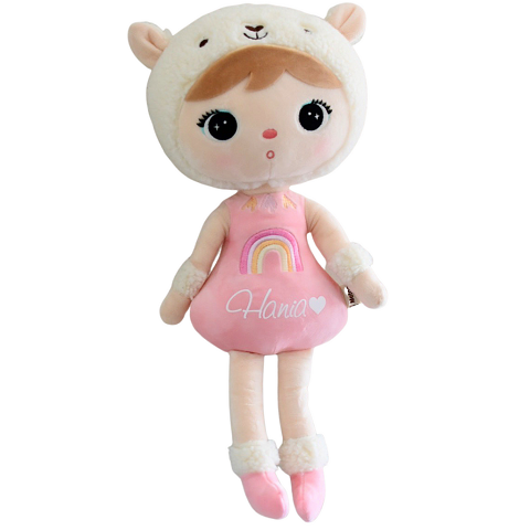 Lalka Metoo Alpaka różowa 48 cm z imieniem 4