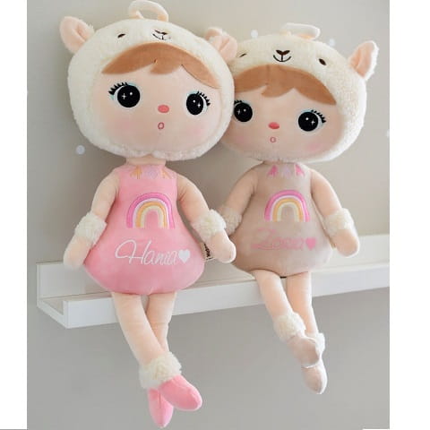 Lalka Metoo Alpaka różowa 48 cm z imieniem 5