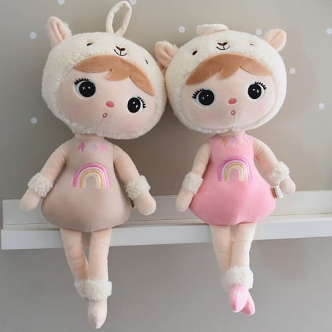 Lalka Metoo Alpaka beżowa 48 cm z imieniem 6