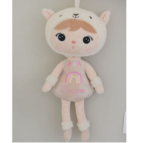 Lalka Metoo Alpaka beżowa 48 cm z imieniem 3