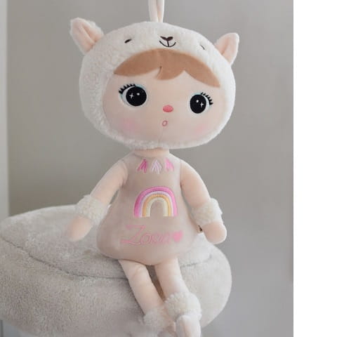 Lalka Metoo Alpaka beżowa 48 cm z imieniem 4