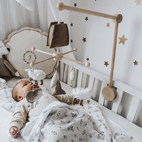 Owieczki – karuzela z obrotową pozytywką Muzpony