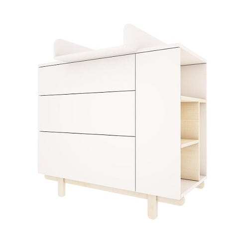 Przewijak dziecięcy Basic złamana biel