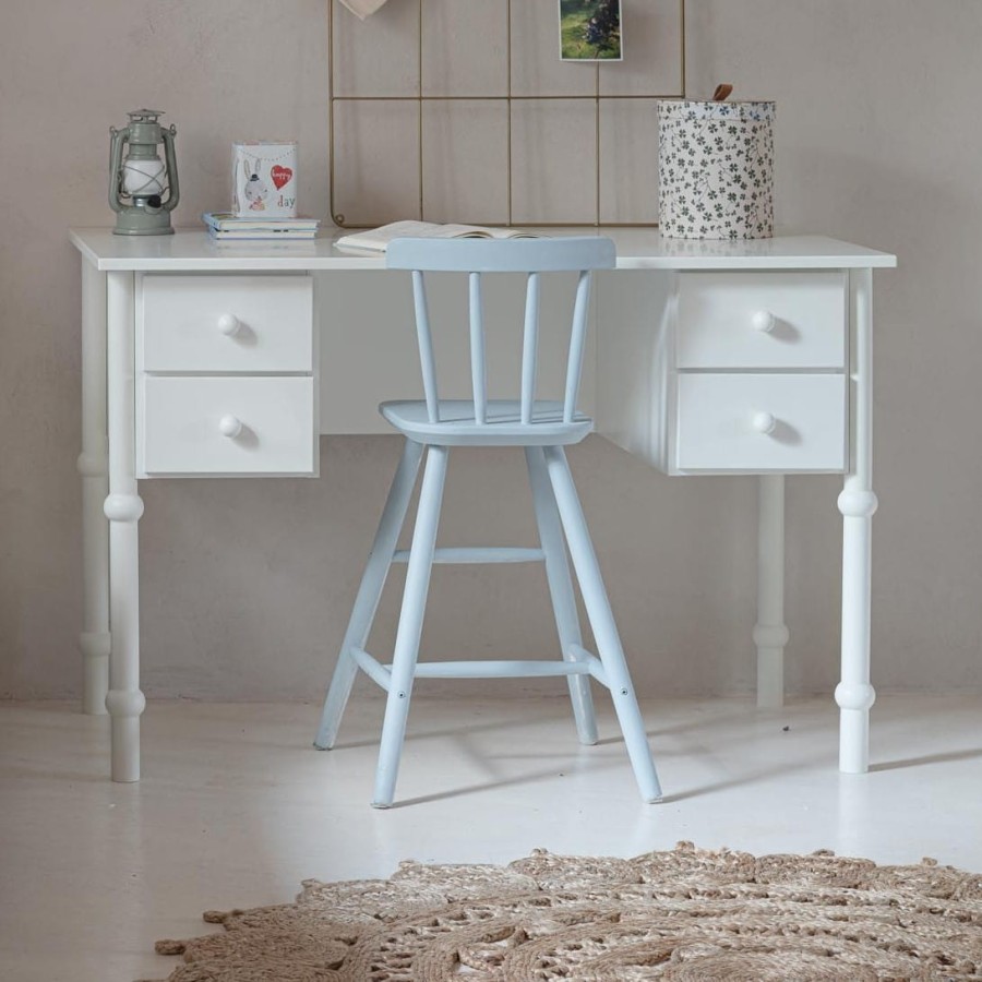 Biurko dziecięce Babushka białe