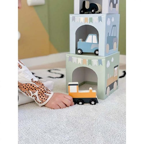 Piramida wieża z samochodami – garaż Jabadabado 2