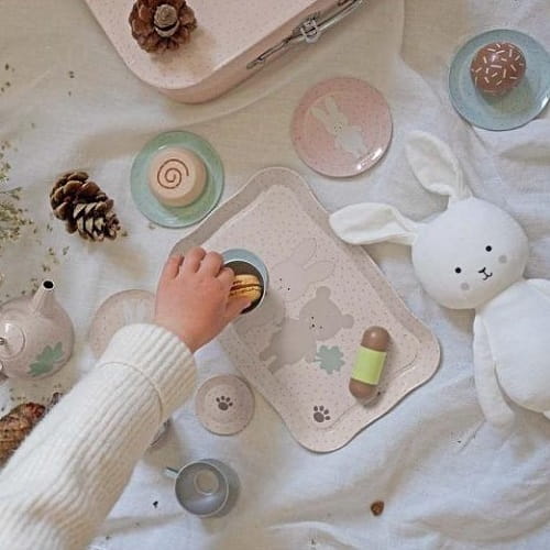 Zestaw do herbaty - królik i miś, Jabadabado 1