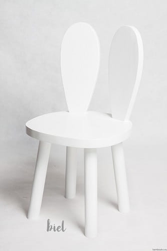 Bambooko drewniane krzesełko dziecięce Króliczek 5