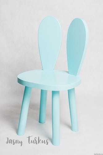 Bambooko drewniane krzesełko dziecięce Króliczek 7