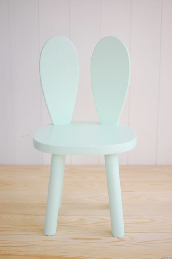 Drewniany stolik + 2 krzesełka Króliczek, Bambooko 10