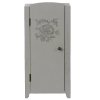 Maileg szafa szara Miniature closet Grey/mint 2