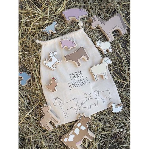 Drewniane zwierzątka Farma Jabadabado 1