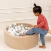 Basen Velvet z piłeczkami (200 szt) ecri MeowBaby 5