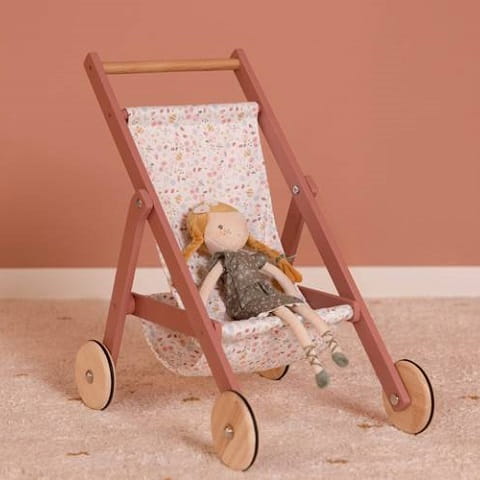 Drewniany wózek dla lalek Little Dutch 4