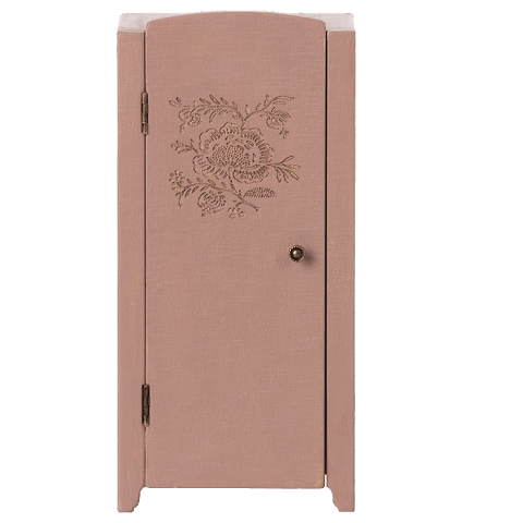 Maileg szafa różowa Miniature closet light rose 2
