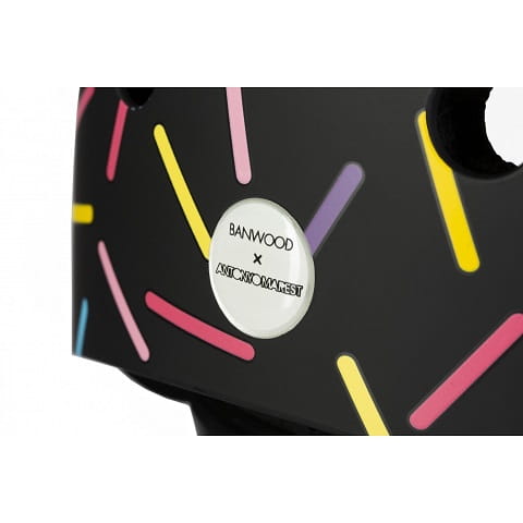 Banwood kask rowerowy dziecięcy Marest Allegra black 2