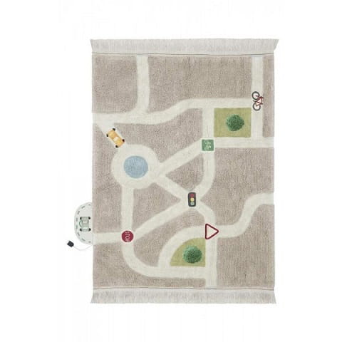 Lorena Canals Dywan do Zabawy Mapa Miasta Eco-City 120x170 cm