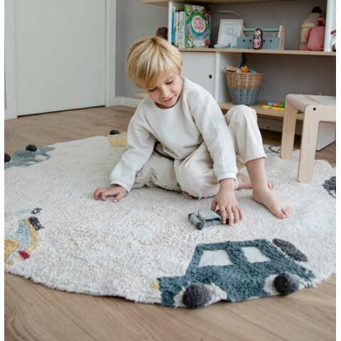 Lorena Canals Dywan Pojazdy Eco-City 140 Cm