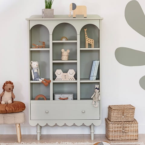 Regał dziecięcy Babushka oliwka 1