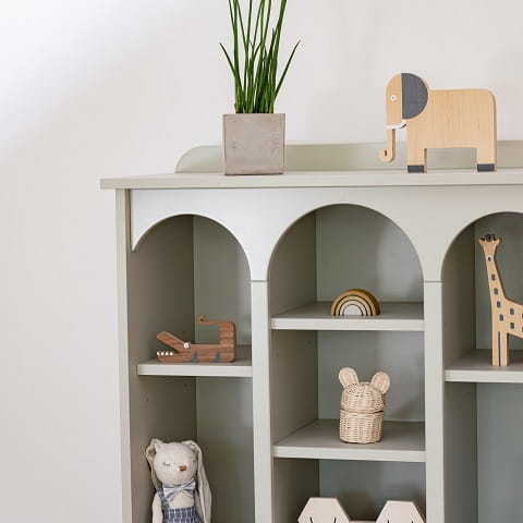 Regał dziecięcy Babushka oliwka 4