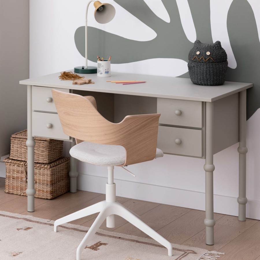 Biurko Babushka oliwka - dziecięce 1