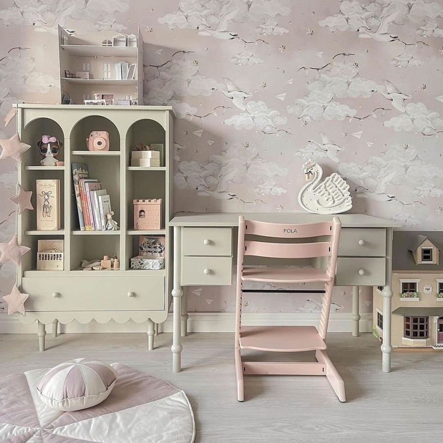 Biurko Babushka oliwka - dziecięce 2