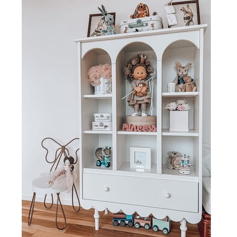 Regał Babushka biały dziecięcy 1