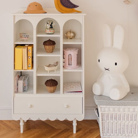 Regał Babushka biały dziecięcy 8