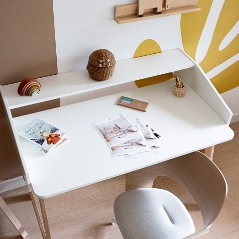 Biurko dziecięce Basic białe 6