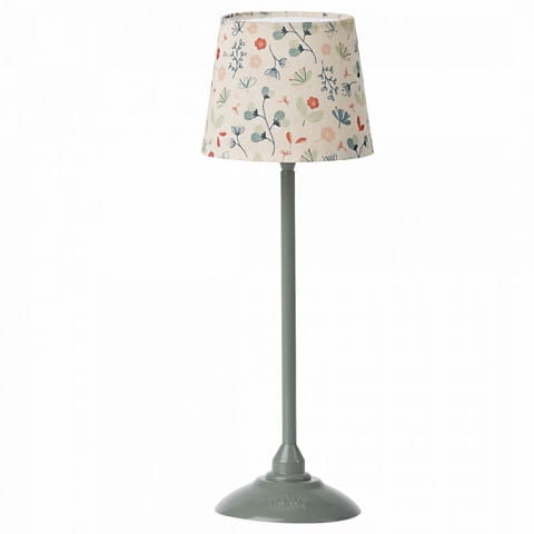 Maileg Lampa podłogowa miętowa Miniature floor lamp mint