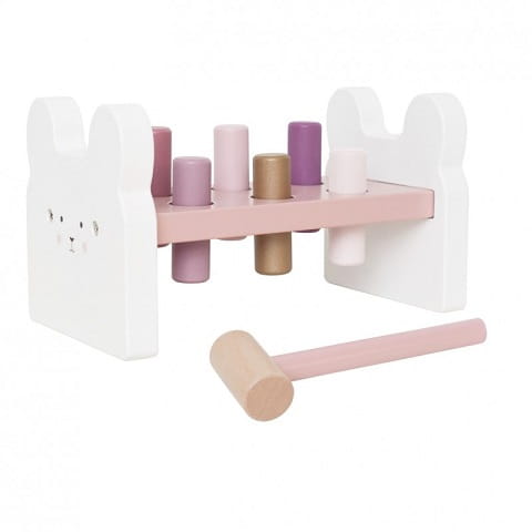 Drewniana wbijanka, przebijanka królik Jabadabado