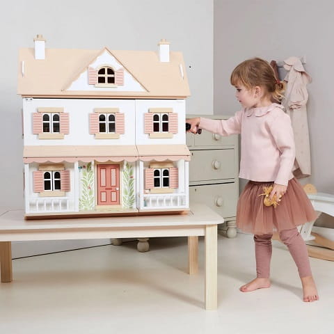 Trzypiętrowy domek w stylu kolonialnym, Tender Leaf Toys 2