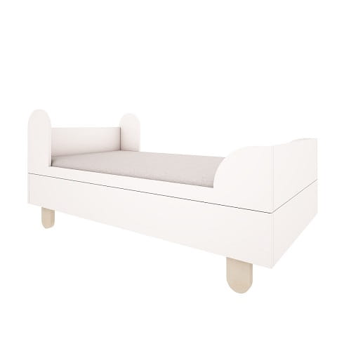 Łóżko dziecięce 80x160 cm Basic złamana biel